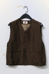 Aviva Jifei Xue single buckle vest SS23-SBCV-ACP bronze color PAJX3